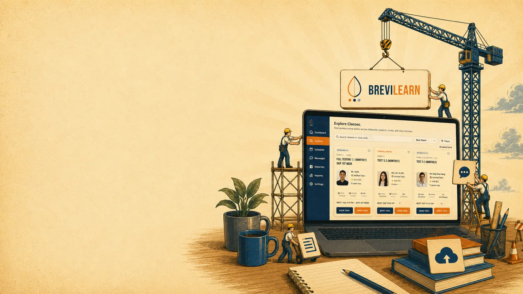 Malaysian parents and tutors connecting on BreviLearn